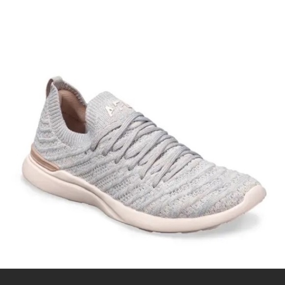 APL TechLoom Wave Hybrid Running Shoe in Nude Rose Dust Melange